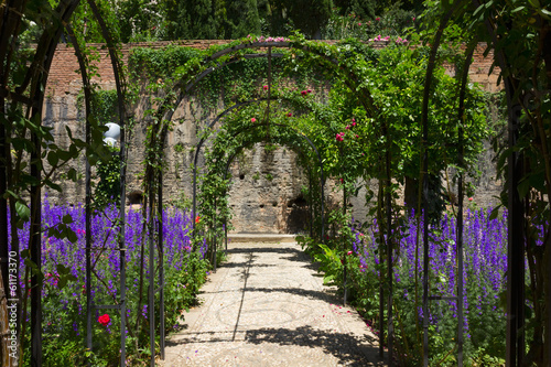 Tapeta ścienna Ogrody Generalife w Granadzie, Hiszpania
