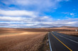 Rural Road Dry Landscape Contrasts