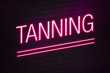 Tanning parlour neon sign
