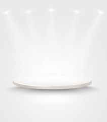 Poster - Bright stage with spot lights