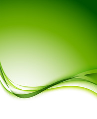 Poster - Abstract green background