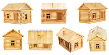 Views Of Village Wooden Log House