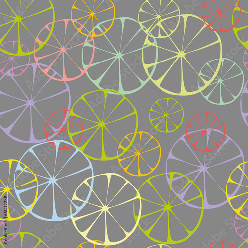 Tapeta ścienna na wymiar Citrus seamless background