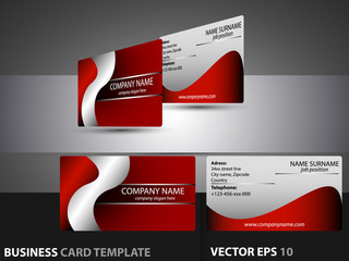 Wall Mural - modern business card template