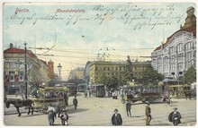 Berlin Alexanderplatz 1908 (hist. Postkarte)