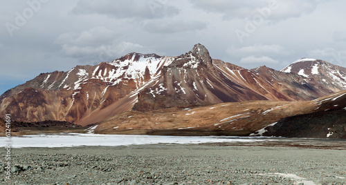 Fotoboard na płycie Panorama himalaya krajobraz górski w ladakh, północnych indiach