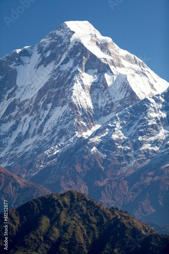 Fotoboard na płycie Szczyt dhaulagiri od południa