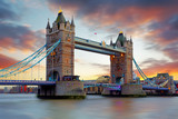 Fototapeta Most - Tower Bridge in London, UK