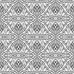Poster - Seamless Abstract Hand Drawn Vector Pattern