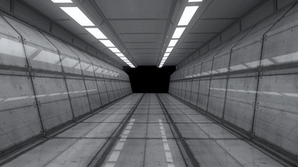 Futuristic corridor