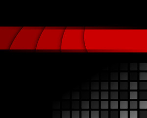 Wall Mural - Black and red abstract background