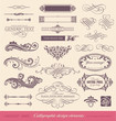 © Anja Kaiser - vector set: calligraphic design elements and page decoration