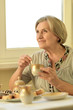 © aletia2011 - Elderly woman with cup of tea