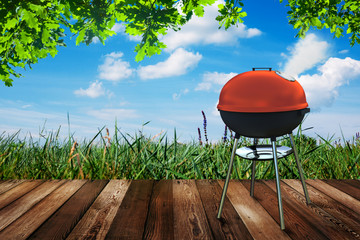 Wall Mural - kettle barbecue grill