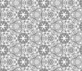 Aufkleber - Seamless Floral Background