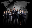 © ASDF - Full-length portrait of group of business people