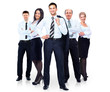 © ASDF - Group of business people team. Isolated on white background.
