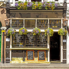 Facade Of A Typical Pub, London, UK