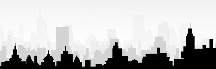 Wall Mural - City Skyline-vector