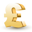© JoyImage - golden pound symbol