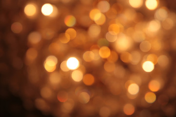 Fototapete - abstract blurred circular bokeh lights background