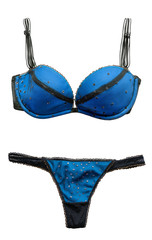 Sticker - Blue lingerie set