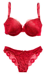 Wall Mural - Red lingerie set