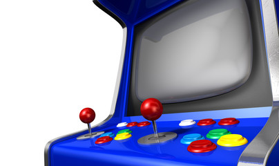 Wall Mural - Arcade Machine Closeup