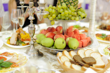 Tray with Fruits