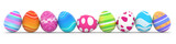 Fototapeta Kosmos - colorful easter eggs