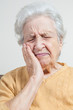 © berna_namoglu - senior woman has a awful pain