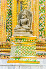 Canvas Print - Emerald temple in thailand