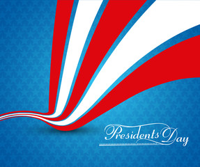 Beautiful President Day in United States of America with colorfu