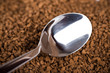 instant coffee and teaspoon