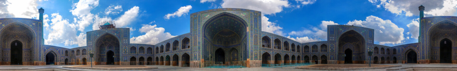 Courtyard of Imam Mosque in Isfahan, Iran