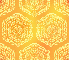 Poster - Seamless Abstract Hand Drawn Vector Pattern