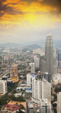 Fototapeta  - Modern skyline of Kuala Lumpur