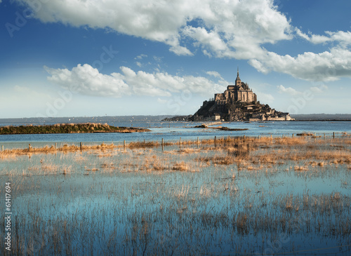 Board z aluminiowym obramowaniem Mont saint michel normandie
