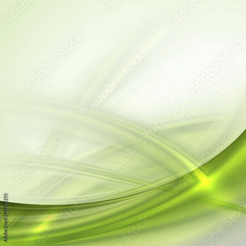 Naklejka samoprzylepna Streszczenie zielone tło macha