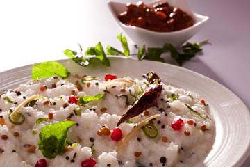 Wall Mural - Curd Rice- South Indian Yogurt Rice.