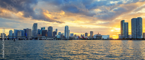 Fotoboard na płycie Miami, widok panoramiczny