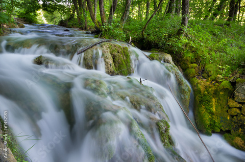 Plakat na papierze fotorealistycznym Wodospady Plitwickie