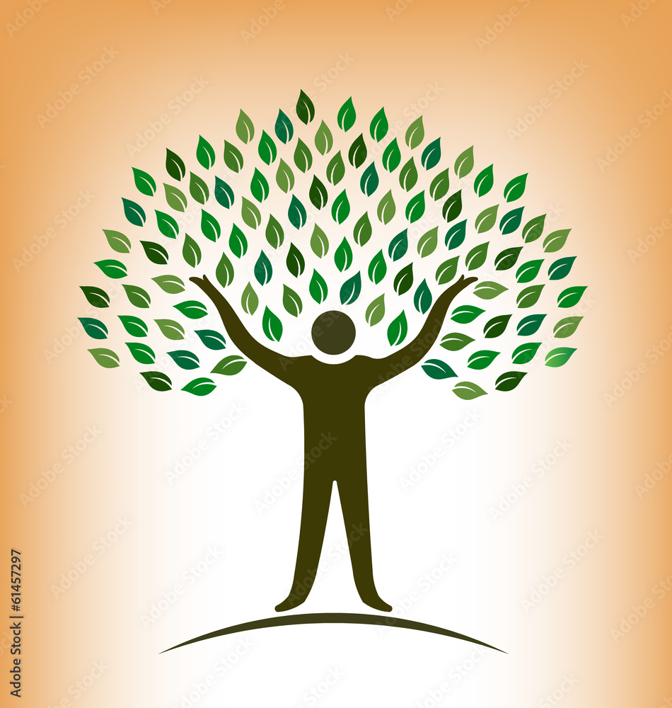 People Tree vector logo Stock Vector | Adobe Stock