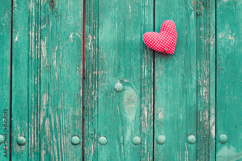 Fotoboard na płycie Valentine serca na drewniane tło