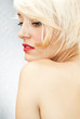 © Antonio Sanchez - Beautiful woman with short white hair