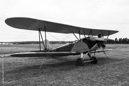 Obraz na płótnie canvas dwuczęściowy "dyptyk" Dwupłatowiec polikarpov po-2, samolot ww2