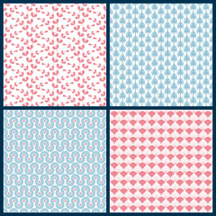 Canvas Print - Pattern Set Retro