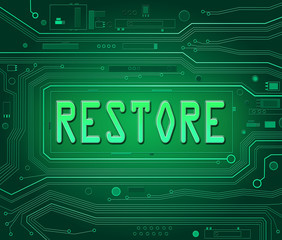 Sticker - Restore concept.