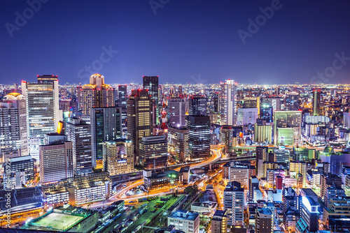 Naklejka samoprzylepna Osaka, Japonia