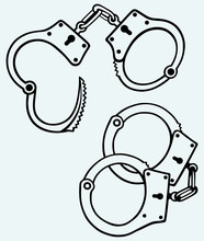 Handcuffs Silhouettes